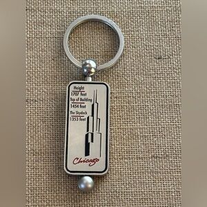 Chicago Willis Building  Keychain